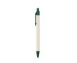 Stylo en aluminium recyclé issu de briques de lait, encre bleue couleur vert foncé