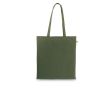 Sac de courses en coton recyclé et polyester 150 g/m² couleur vert militaire