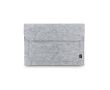 Housse en feutre recyclé avec compartiment pour ordinateur 14\" couleur gris clair