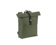 Sac à dos polyvalent avec fermeture roulante pour ordinateur 17,3\" couleur vert foncé