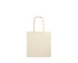 Sac de courses entièrement en coton 140 g/m² couleur naturel