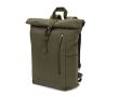 Sac à dos roll-top avec fermeture supérieure et poches 17L 380 g/m² couleur vert foncé