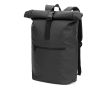Sac à dos roll-top pour ordinateur en cuir synthétique 15 L 16\" couleur noir