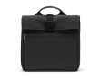 Sac isotherme enroulable 7 L avec fermeture réglable en similicuir couleur noir