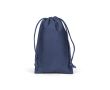 Sac isotherme enroulable 7 L en similicuir avec fermeture réglable couleur bleu