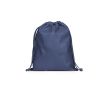 Sac à cordons moyen en non-tissé avec fermeture thermosoudée 60 g/m² couleur bleu