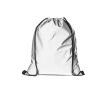 Sac réfléchissant en polyester avec anses noires 200 g/m2 couleur argenté