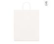 Grand sac en carton blanc couleur blanc