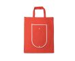 Sac pliable en non-tissé avec anses pour le transport 80 g/m² couleur rouge