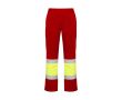 Pantalon de travail haute visibilité hiver 240 g/m² Roly Soan  couleur rouge