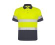 Polo de travail haute visibilité 170 g/m² Roly Polaris couleur gris taupe