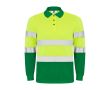 Polo de travail à manches longues 170 g/m² Roly Polaris L/S  couleur vert