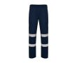 Pantalon de travail long haute visibilité 240 g/m² Roly Daily HV  couleur bleu marine