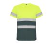 T-shirt de travail haute visibilité 130 g/m² Roly Delta  couleur gris taupe