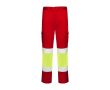 Pantalon haute visibilité 250 g/m² Roly Daily Stretch HV  couleur rouge