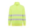 Sweat-shirt de travail haute visibilité 280 g/m² Roly Spica  couleur jaune fluorescent