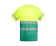 T-shirt de travail en coton et polyester 170 g/m² Roly Tauri  couleur vert