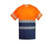 T-shirt de travail en coton et polyester 170 g/m² Roly Tauri  couleur orange