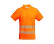 Polo de travail avec haute visibilité 170 g/m² Roly Atrio  couleur orange fluorescent