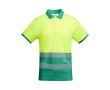 Polo de travail avec haute visibilité 170 g/m² Roly Atrio  couleur vert