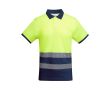 Polo de travail avec haute visibilité 170 g/m² Roly Atrio  couleur bleu marine
