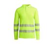 Polo de travail à manches longues 170 g/m² Roly Atrio LS  couleur jaune fluorescent