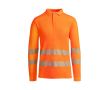 Polo de travail à manches longues 170 g/m² Roly Atrio LS  couleur orange fluorescent