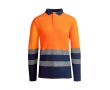 Polo de travail à manches longues 170 g/m² Roly Atrio LS  couleur orange