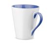 Grand mug personnalisable de forme conique couleur bleu