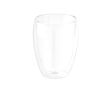 Verre en verre avec isolation d’air à double paroi 350ml couleur transparent