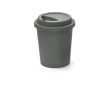 Gobelet en plastique à paroi simple, compatible micro-ondes 350 ml couleur gris foncé