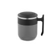 Mug de voyage double paroi, finition mate, base antidérapante, 400 ml couleur gris