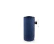 Housse pour bouteille en feutre recyclé pour le transport couleur bleu marine