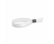 Bracelet cordon en polyester pour sublimation, fermoir de sécurité couleur blanc