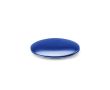 Miroir rond en aluminium double face avec fermeture magnétique couleur bleu roi