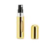 Vaporisateur de parfum rechargeable en aluminium avec fenêtre 5ml couleur doré