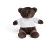 Peluche avec t-shirt à personnaliser couleur blanc