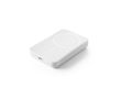 Powerbank magnétique en ABS pour fixer au téléphone 5 000 mAh couleur blanc