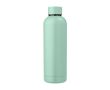 Bouteille thermos personnalisée en acier recyclé, finition mate 500ml couleur vert pastel