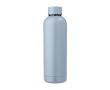 Bouteille thermos personnalisée en acier recyclé, finition mate 500ml couleur bleu pastel