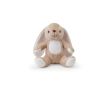 Peluche lapin en polyester avec patch personnalisable couleur beige