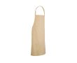 Tablier en sergé de coton idéal pour cuisiner 180 g/m² couleur beige