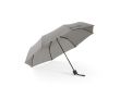 Parapluie pliable 3 sections en rPET avec tiges en fibre de verre Ø98 couleur gris clair
