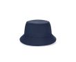 Chapeau Panama en polyester recyclé rPET, déperlant couleur bleu marine