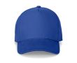 Casquette en coton brossé 5 panneaux avec boucle métallique 260 g/m² couleur bleu roi
