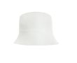 Chapeau style Panama en polyester idéal pour les journées chaudes couleur blanc