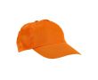 Casquette économique personnalisée pour enfants avec velcro Kidscolor couleur orange
