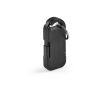 Chargeur portable porte-clés compact en plastique recyclé 1 000 mAh couleur noir