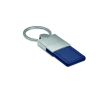 Porte-clés personnalisé en cuir avec partie supérieure en métal Deluxe couleur bleu marine