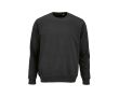 Sweat-shirt unisexe en coton bio, molleton brossé 300 g/m², Waikiki couleur noir